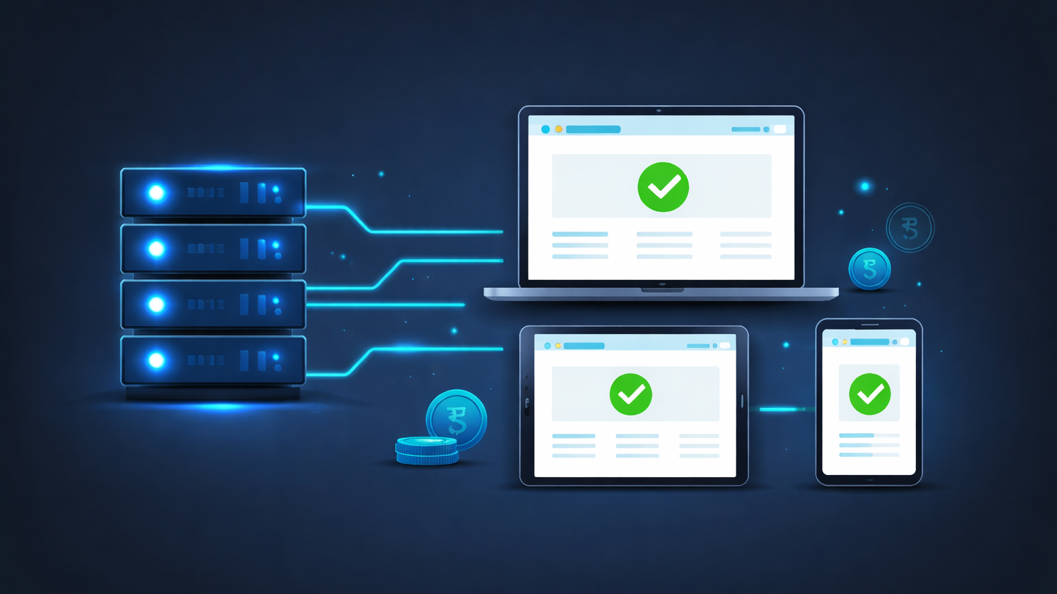 Web hosting server concept India
